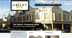 Desktop Screenshot of orienthotel.co.za